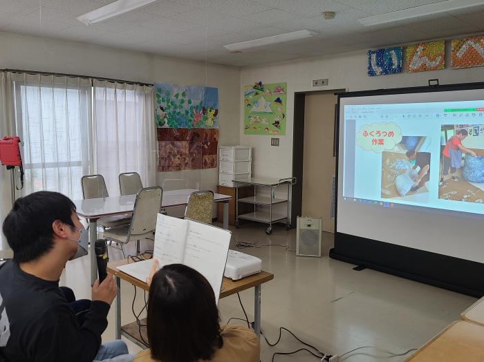 毎年恒例！　特別養護老人ホームせとうちとリモート交流会♪