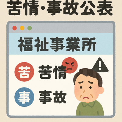 令和６年度の苦情・事故等の状況の公表