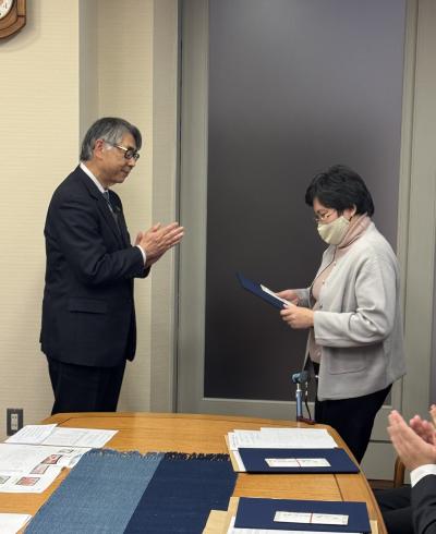 『旭川荘アートギャラリー』友の会会長賞を受賞しました