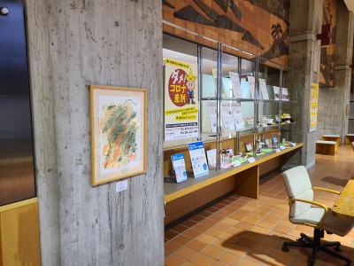 岡山県庁「障害のある人の県庁アートギャラリー」に展示しています