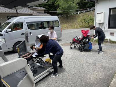 地震による土砂災害を想定した防災訓練